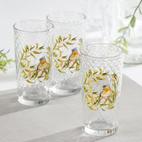 

Набор стаканов «Флора и Фауна», 230 мл, 3 шт