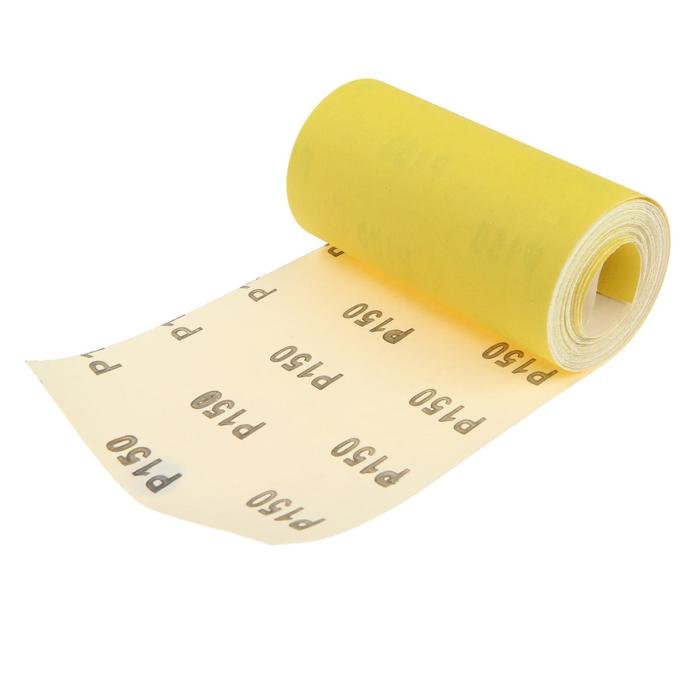 Бумага наждачная ABRAforce 500024526, желтая, в рулоне, 115 мм х 5 м, P150