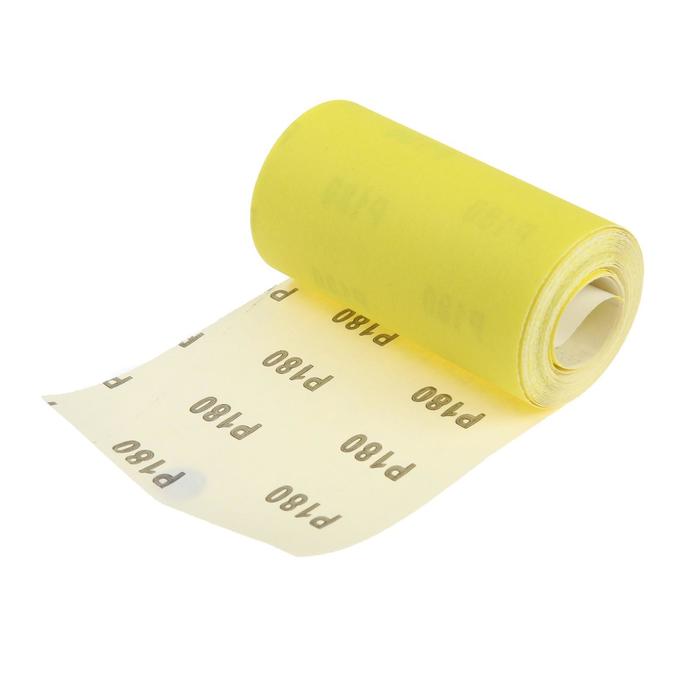 Бумага наждачная ABRAforce 500024560, желтая, в рулоне, 115 мм х 5 м, P180