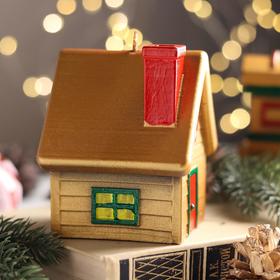 

Свеча декоративная "Домик Санты", 10х8,5х7,7 см