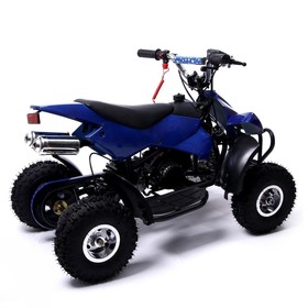Квадроцикл бензиновый ATV R4.35 - 49cc, цвет синий, уценка (потёртости, царапины) от Сима-ленд