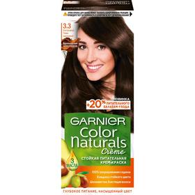 

Крем-краска для волос Garnier Color Naturals, 3.3, Благородный темно-каштановый, 110 мл