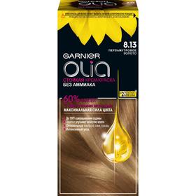 

Крем-краска для волос Garnier Olia, 8.13 Перламутр золото, светло-коричневый, 112 мл.