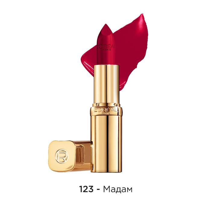 

Губная помада L’Oréal Paris Color Riche, увлажняющая, оттенок 123, «Мадам»