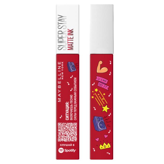 

Губная помада Maybelline Super Stay Matte Ink, тон 325 Shot caller, 5 мл