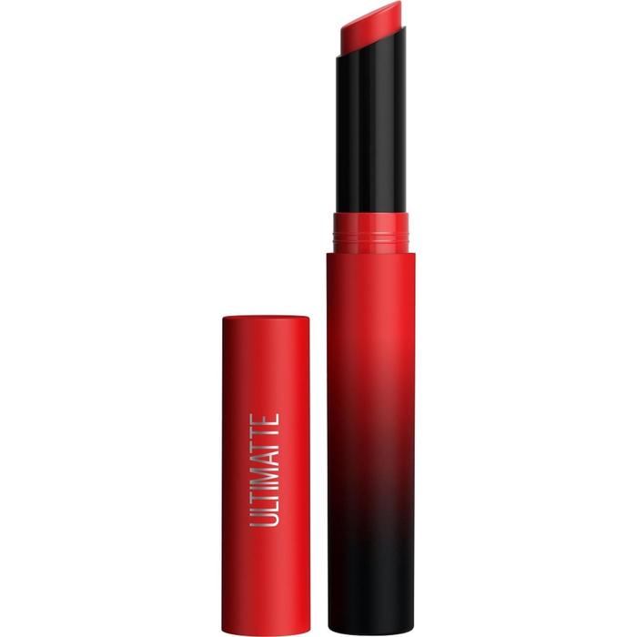 фото Губная помада maybelline color sensational ultimatte, тон 199 ультра рубиновый, 2 мл