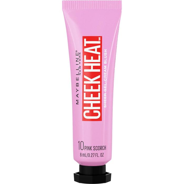 Румяна Maybelline Cheek Heat, тон 10 Холодный розовый, 10 мл