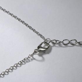 

Колье "Мармеладные мишки" на тонкой цепочке, цвет лавандовый в серебре, 35см