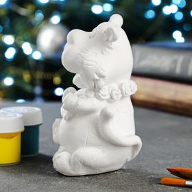 

Фигура под роспись "Тигр с письмом" 13х7х7 см