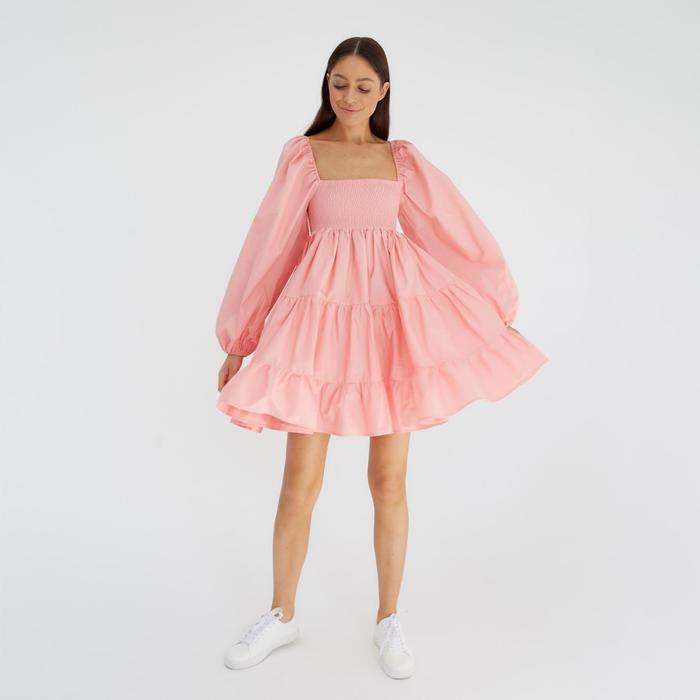 Платье летнее женское MIST размер 48-50, розовый