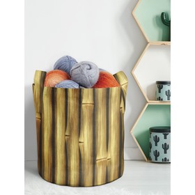 Текстильный мешок «Бамбуковая роща», для хранения вещей и игрушек, размер 30х30 см, 18.9 л