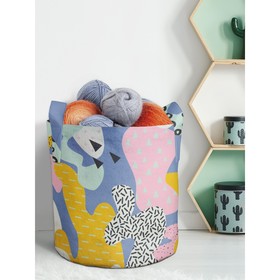 Текстильный мешок «Разноцветные зверюшки», для хранения вещей и игрушек, размер 30х30 см, 18.9 л