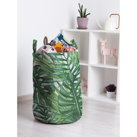 Корзина для игрушек «Тропические листья, размер 35х50 см