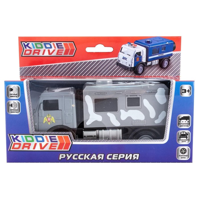 

Игрушка «Грузовик», серый, инерционный, свет, звук