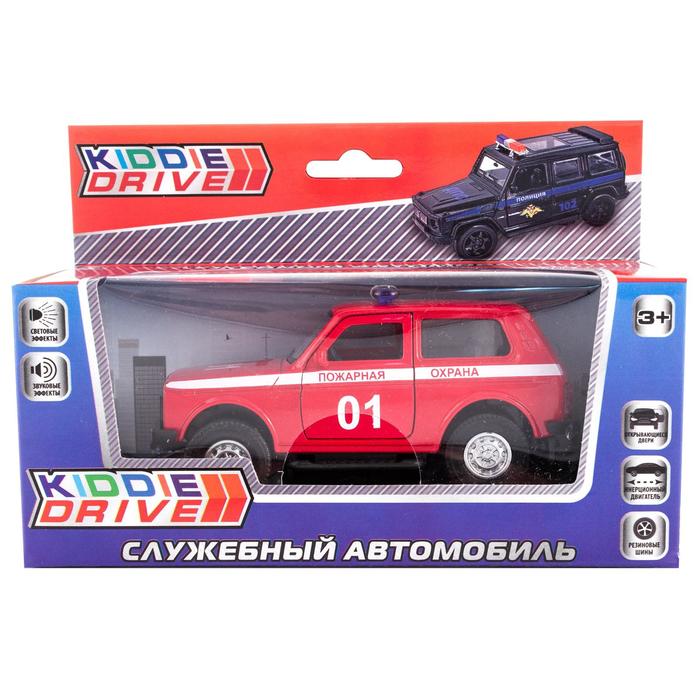 

Автомобиль игрушечный, красный, инерционный, свет, звук