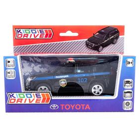 

Модель автомобиля Toyota Prado ДПС, черный, инерционный, свет, звук