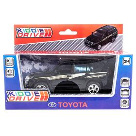

Модель автомобиля Toyota Prado, черный, инерционный, свет, звук