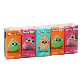

Бумажные платки Angry Birds, 3 слоя, 10 шт.
