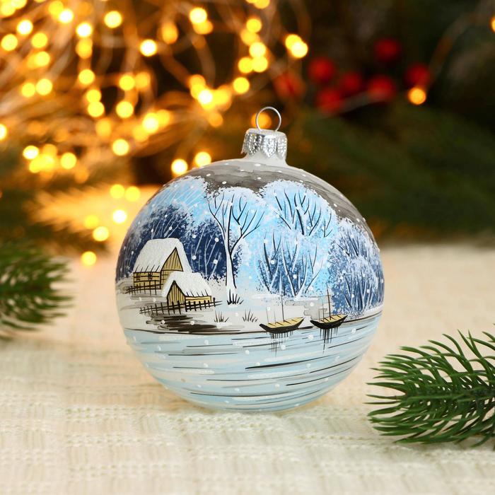 Ёлочный шар d-10 см 