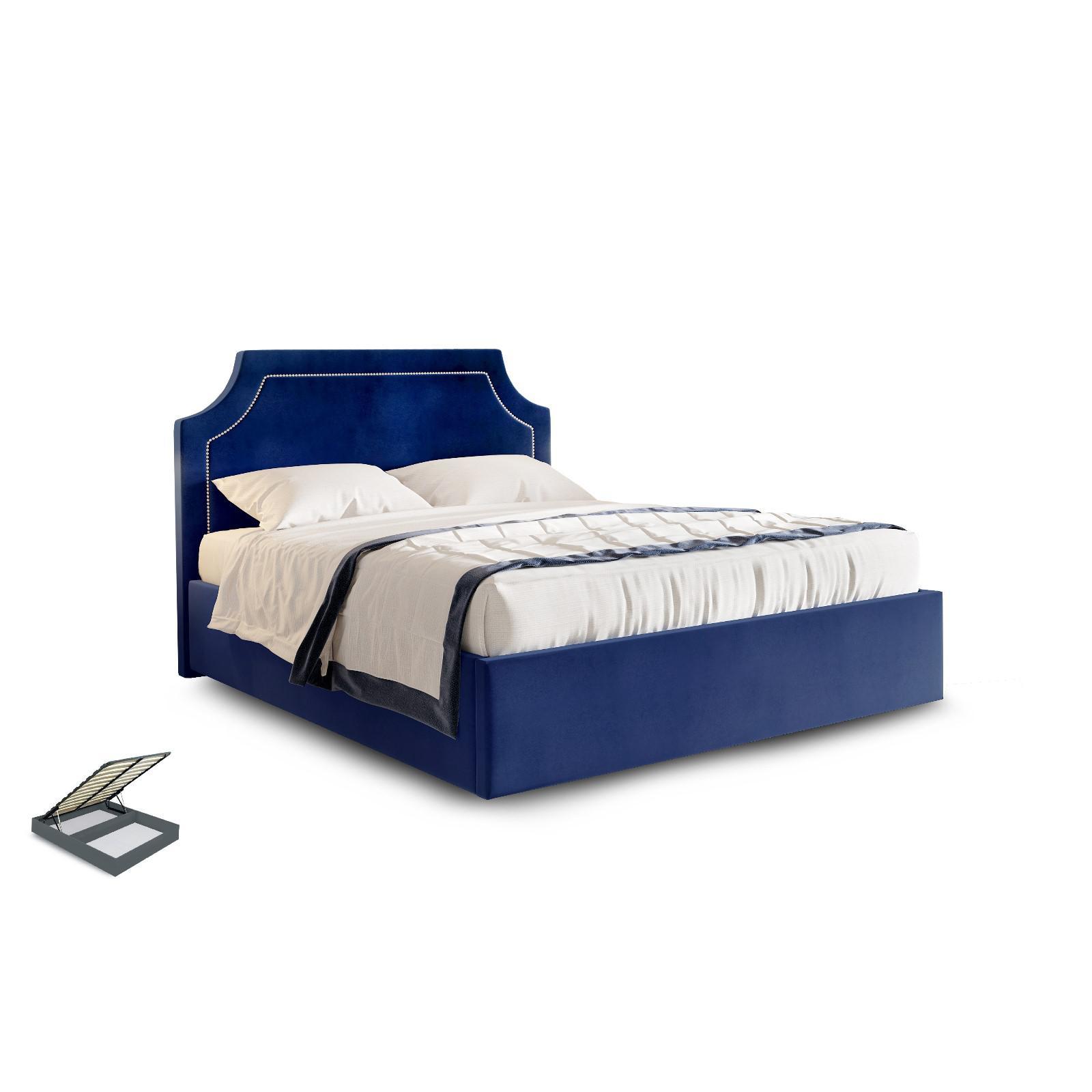 Кровать «Катрин» мора синий