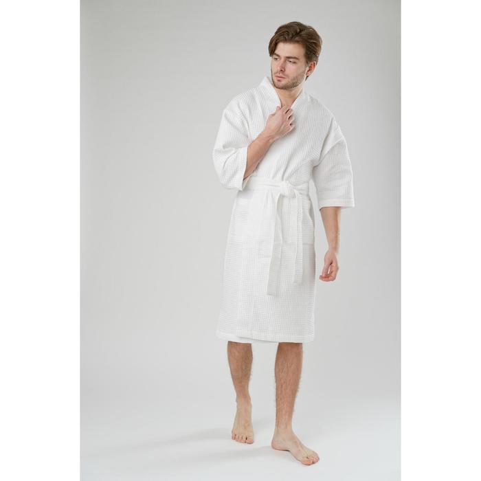 Халат мужской «Кимоно», размер 56-58 , цвет белый