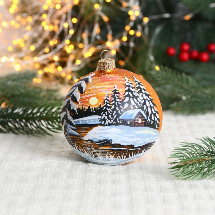 Ёлочный шар d-10 см 