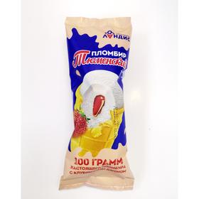 

Мороженое «Тюменский пломбир» в вафельном стаканчике 15% ванильно-клубничное, 100 г