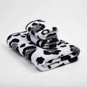 

Набор полотенец Этель Snow leopard 3 шт; 100%хл, 420 гр/м2 (70*130, 30*60 см - 2шт)