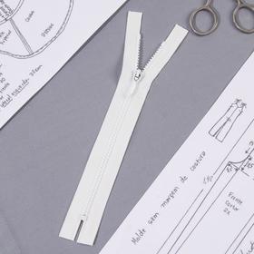 

Молния «Трактор», Т0, неразъёмная, 18 см, цвет белый №001