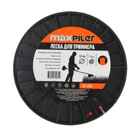 

Леска для триммера MaxPiler MLT-33003, сечение витой квадрат, d=3 мм, 216 м