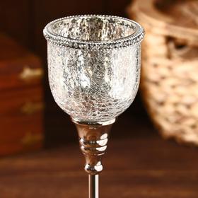 

Подсвечник "Жаклин" алюминий, 10х10х34,5 см
