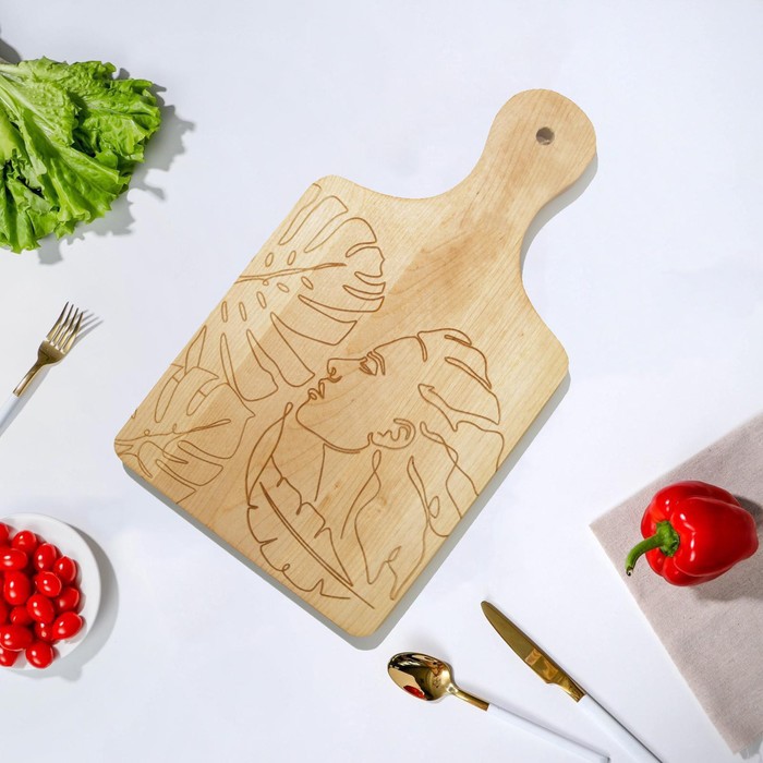 доска разделочная дорого внимание для любимых блюд Доска разделочная деревянная «Для прекрасных блюд», 35×20×2 см