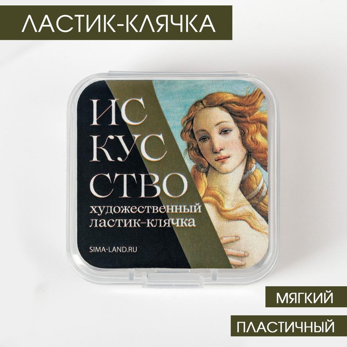 Художественный ластик-клячка «Искусство» цена и фото