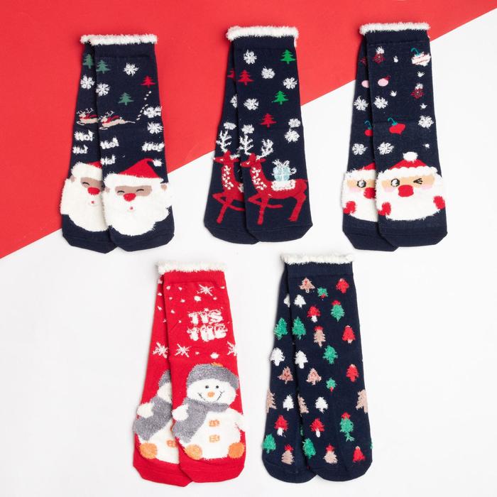

Набор новогодних носков KAFTAN "Merry Christmas" 5 пар, р-р 35-38