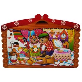 

Деревянный пазл «Три медведя» 15 деталей