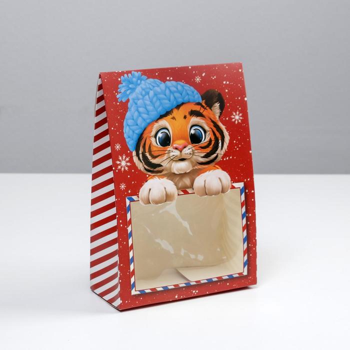 

Коробка складная «Тигренок», 15 × 7 × 22 см