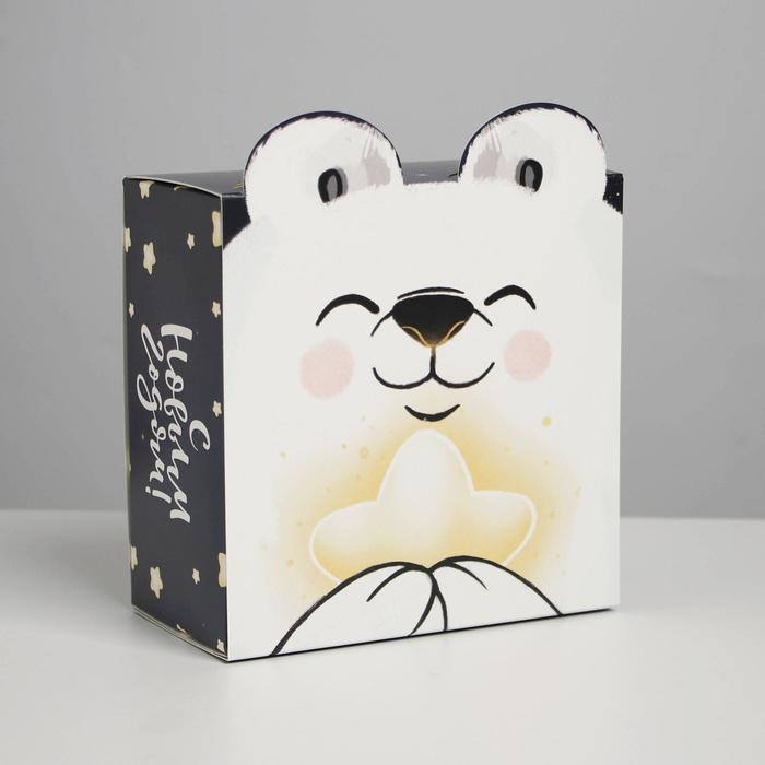

Коробка складная «Медвежонок», 15 х 15 х 8 см