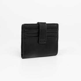 

Картхолдер, отдел на кнопке, цвет чёрный