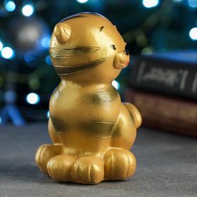

Копилка "Тигренок" золото, 15см