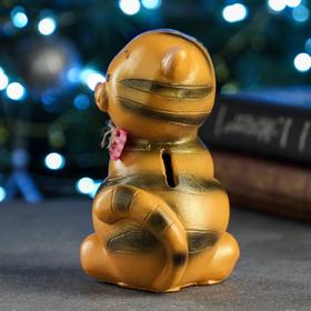 

Копилка "Тигренок нарядный" оранжевый, 15см