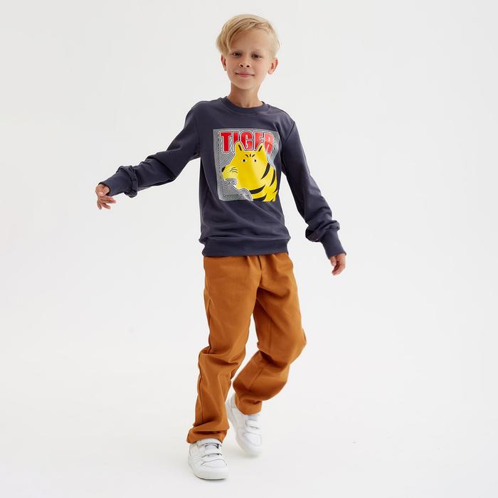 

Брюки для мальчика MINAKU: Casual collection KIDS, цвет рыжий, рост 110 см