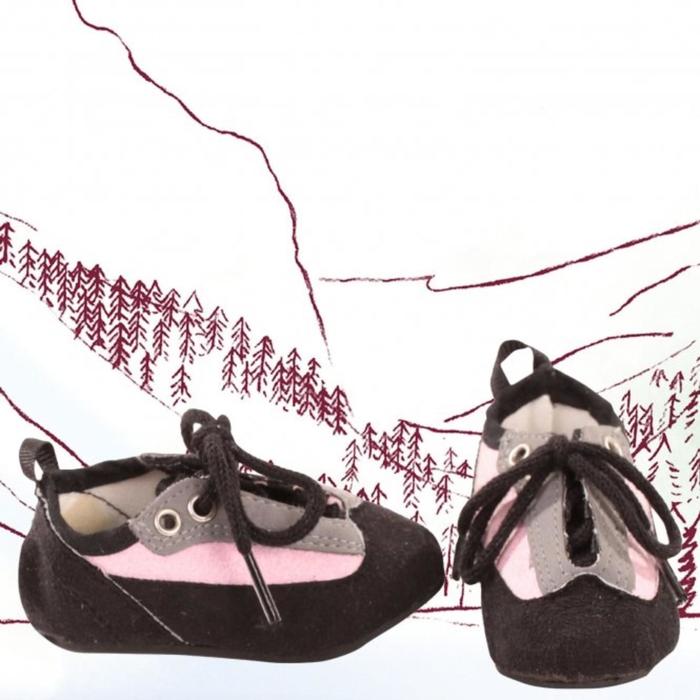 фото Зимние ботинки с мехом и глитером, для куклы 42-46 см gotz