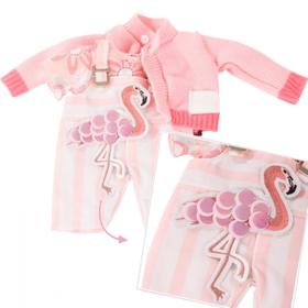 Набор одежды «Фламинго» для куклы 30-33 см