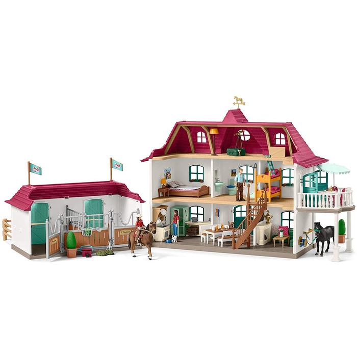 фото Игровой набор «большой конный двор с жилым домом и конюшней» schleich