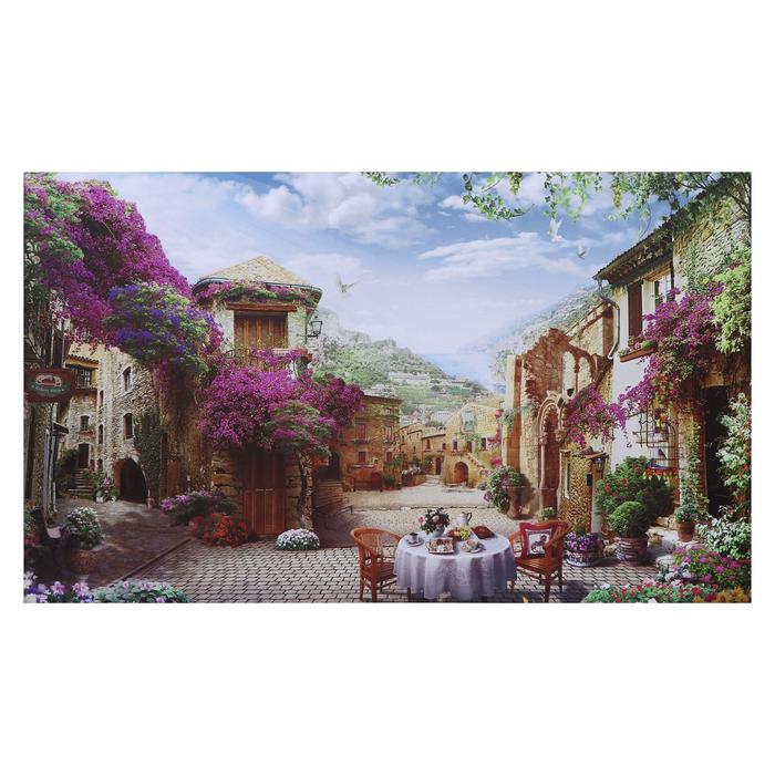 Картина на холсте Улочки прованса 60х100 см картина на холсте букет тюльпанов 60х100 см