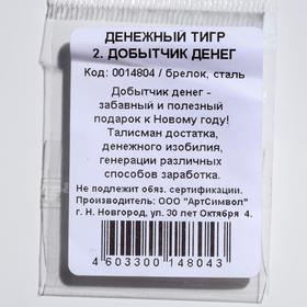 

Брелок-оберег "Денежный тигр 2022. Добытчик денег"