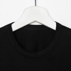 

Футболка детская, цвет чёрный, рост 128 см