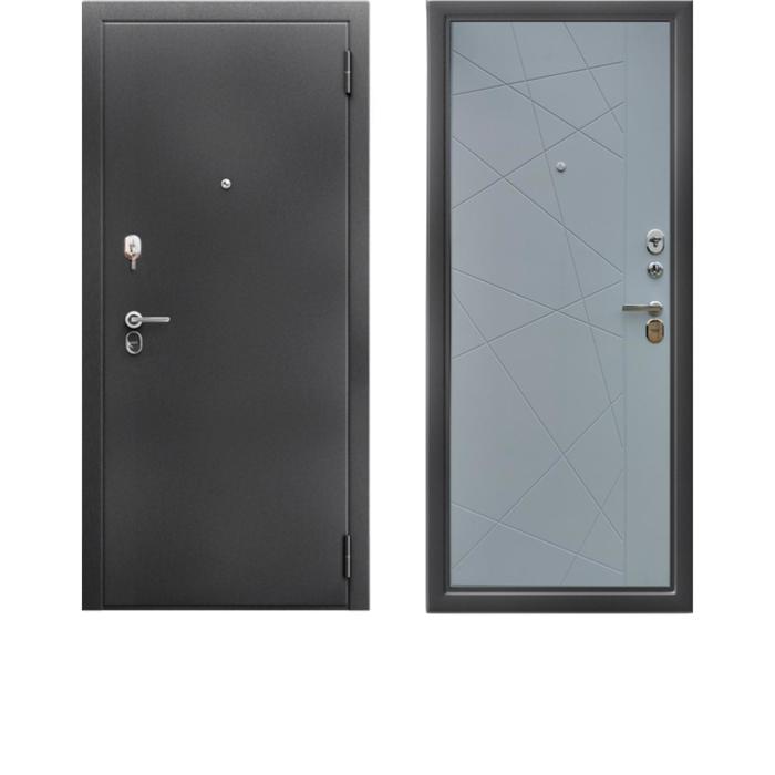 Входная дверь «Берлога Тринити», 870 × 2060 мм, правая, антик серебро / хьюстон силк маус сейф дверь берлога тринити луиджи 970 × 2060 правая цвет ларче крем