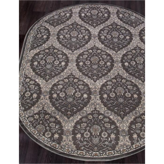 

Ковёр овальный Merinos Serenity, размер 160x300 см, цвет dark gray