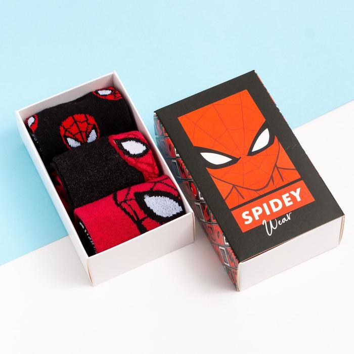 

Набор носков "Spidey", Человек-Паук, 3 пары, 20-22 см